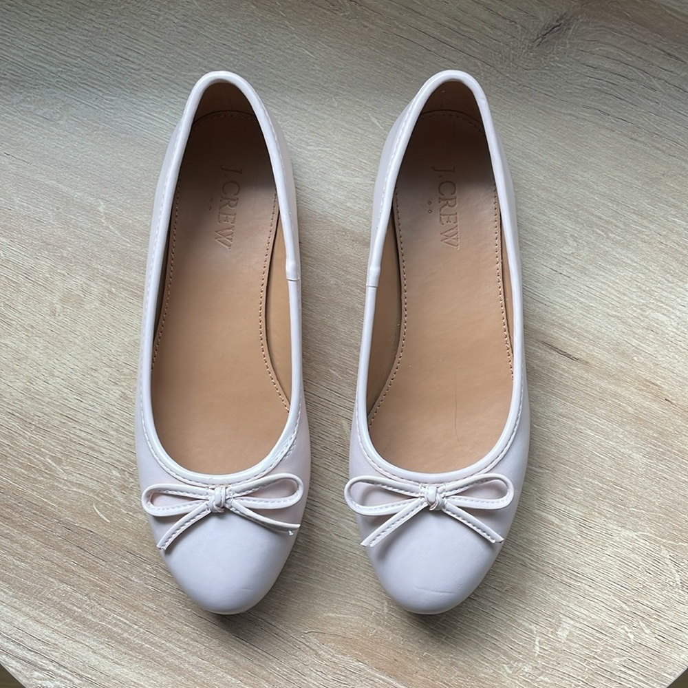 J Crew Pale Pink Ballet Flats
